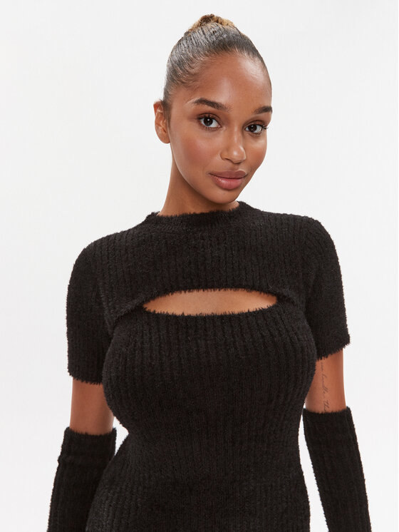 Guess Guess Vestito da giorno W3BK0V Z3BJ0 Nero Slim Fit