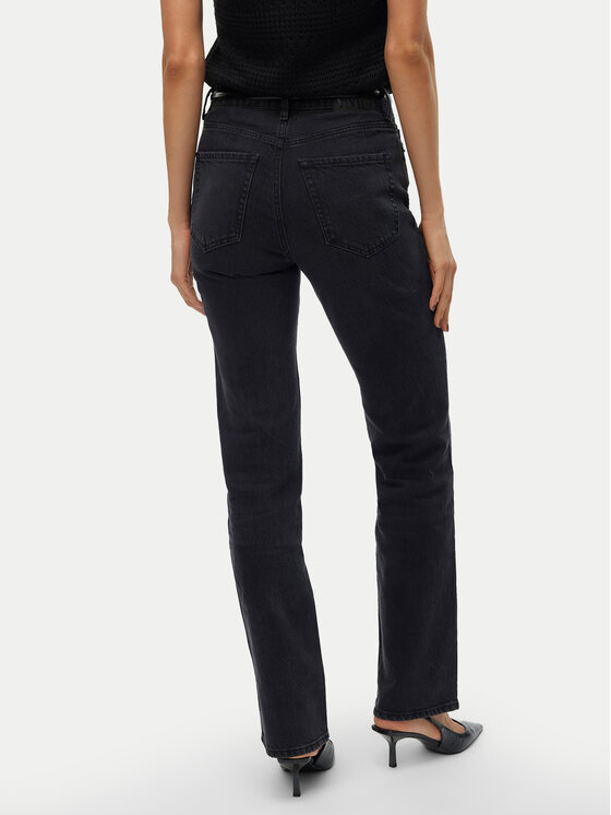 Vero Moda Vero Moda Jeansy Tessa 10315432 Černá Straight Fit