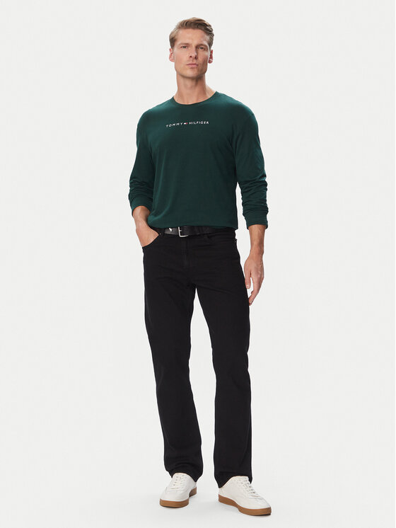 Tommy Hilfiger Tommy Hilfiger Longsleeve UM0UM04014 Verde Regular Fit