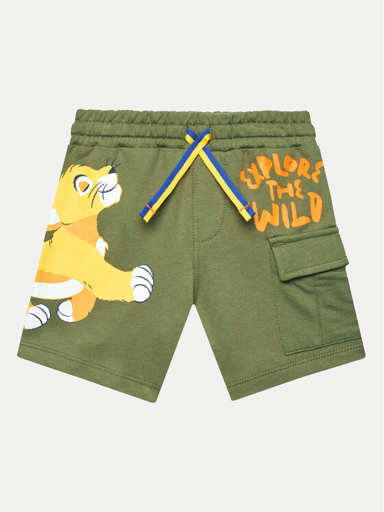 Chłopięce Szorty sportowe Original Marines, Rozmiar 9/12M, Zielone, DEPV0336NM