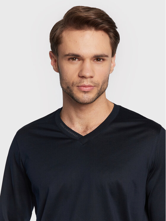 KARL LAGERFELD KARL LAGERFELD Longsleeve 755000 524200 Cиній Regular Fit