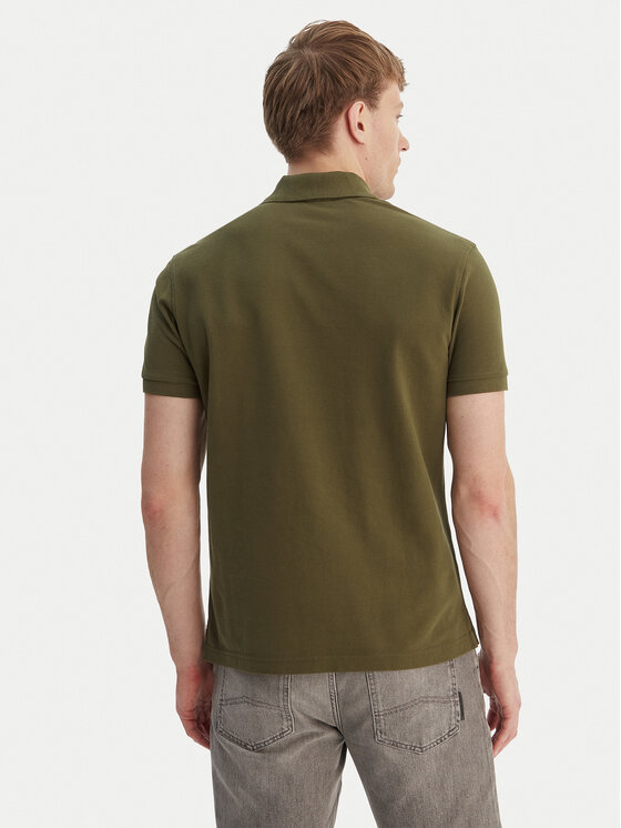 Napapijri Napapijri Polo E-Clanis NP0A4ID3 Zielony Regular Fit