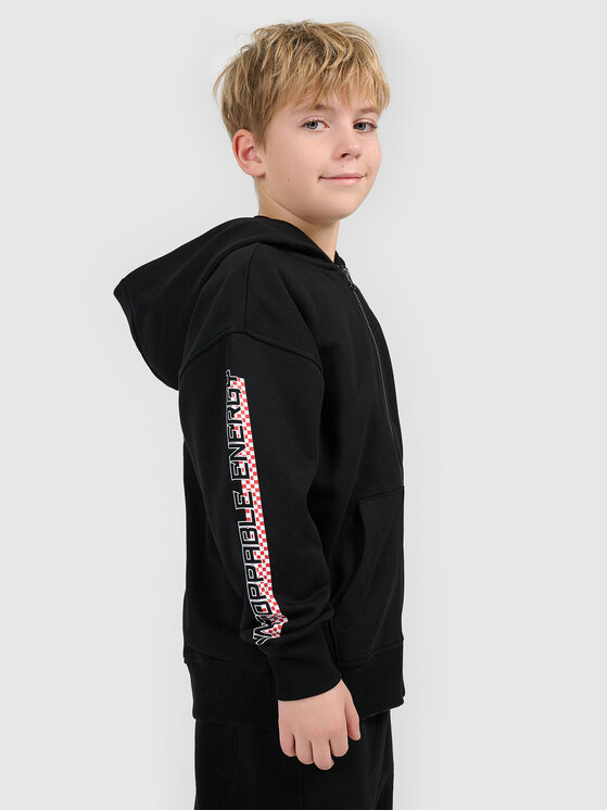 4F 4F Bluza ESPORTS RACING Czarny Loose Fit