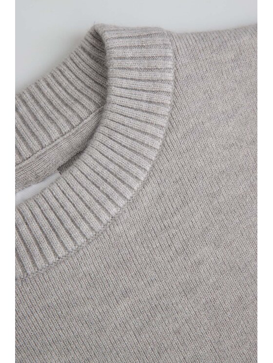 Coccodrillo Coccodrillo Sweter ZC6172101RBJ-019 Szary Regular Fit