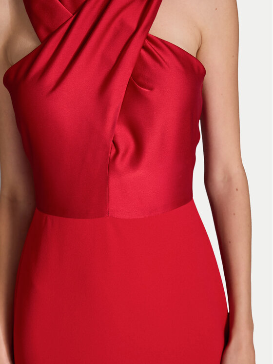 Swing Swing Rochie cocktail 5AI17900 Roșu Slim Fit