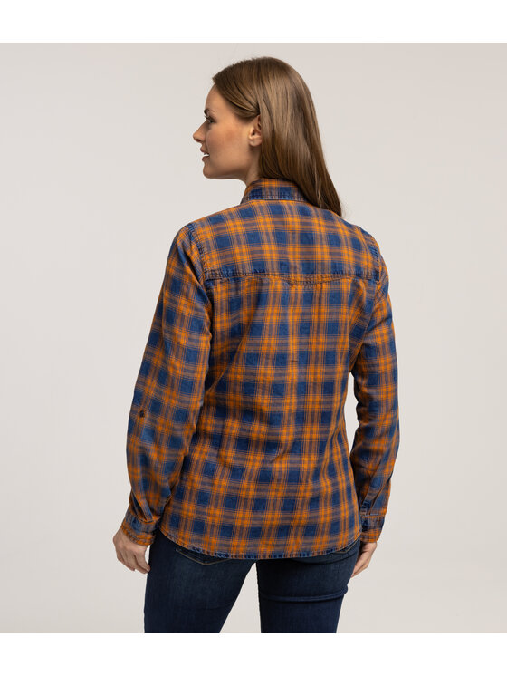 Lee Cooper Lee Cooper Koszula ANABEL 6202 Brązowy Regular Fit