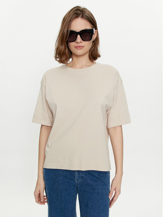 Vero Moda T-krekls Didde 10301183 Bēšs Loose Fit