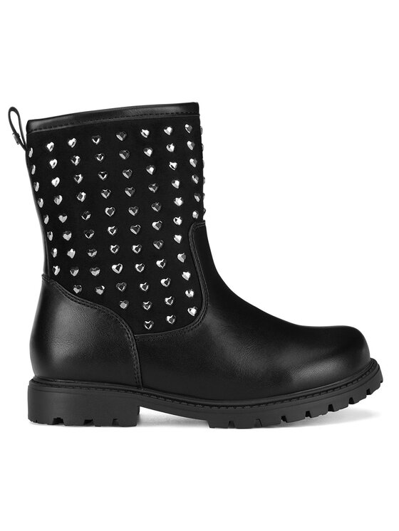 Nelli Blu Členková obuv CS1575-05 Čierna