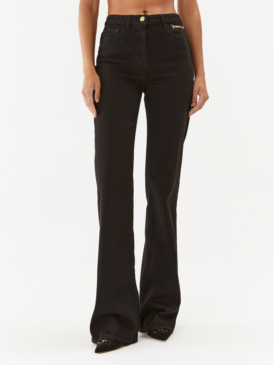 Elisabetta Franchi Elisabetta Franchi Džinsai PJ-23I-36E2-V290 Juoda Relaxed Fit