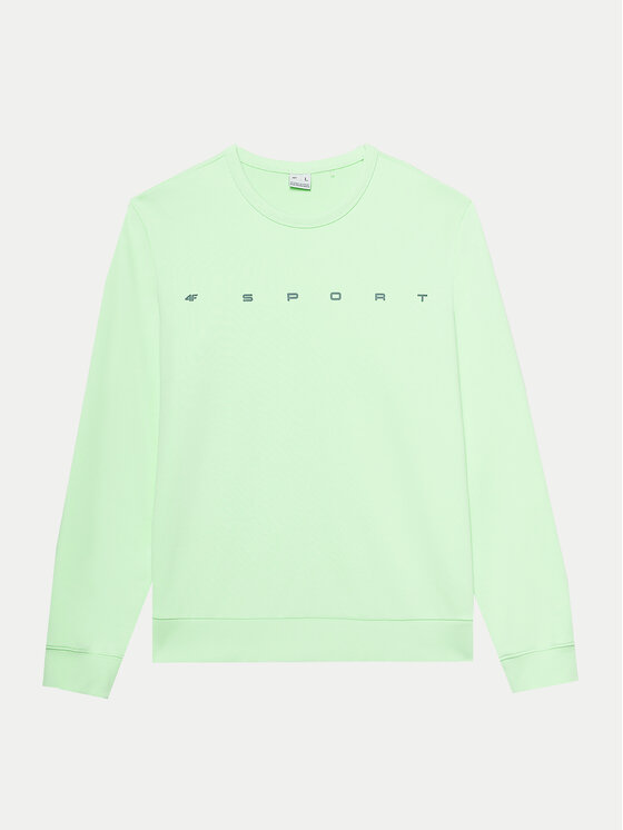 4F 4F Felpa 4FWSS24TSWSM1009 Verde Regular Fit