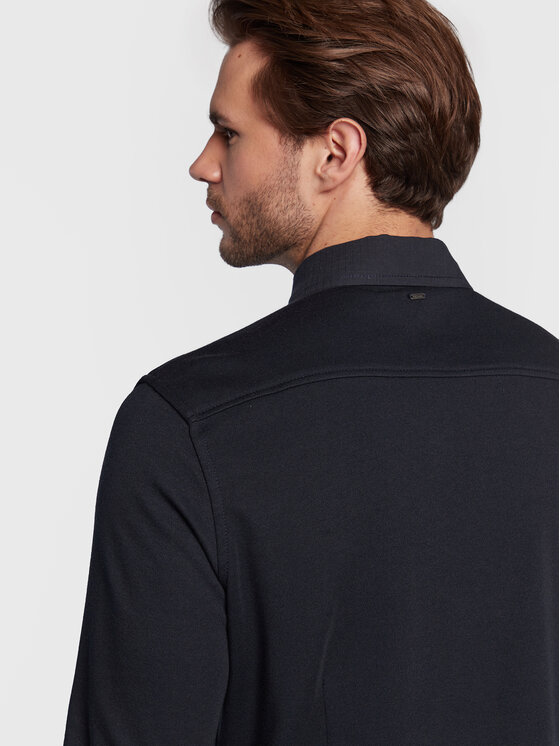 Petrol Industries Petrol Industries Сорочка M-3020-SIL411 Cиній Slim Fit