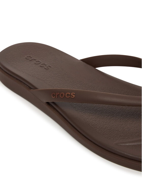 Crocs Crocs Čības uz pirksta Miami Flip 211435 Brūns