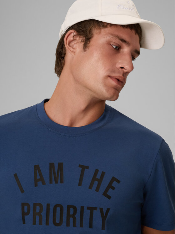 4F 4F T-Shirt CITY FORM Granatowy Regular Fit