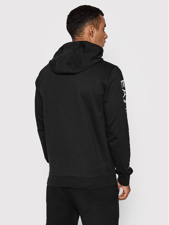 EA7 Emporio Armani EA7 Emporio Armani Mikina 8NPM18 PJ05Z 0203 Černá Regular Fit