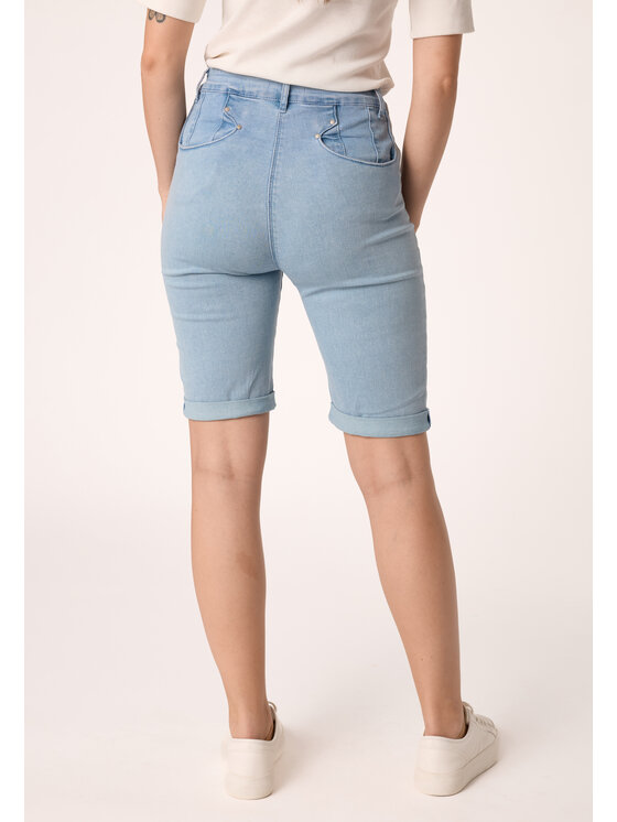 QUIOSQUE QUIOSQUE Džínsové šortky QUIOSQUE 3SS003801 Modrá Regular Fit
