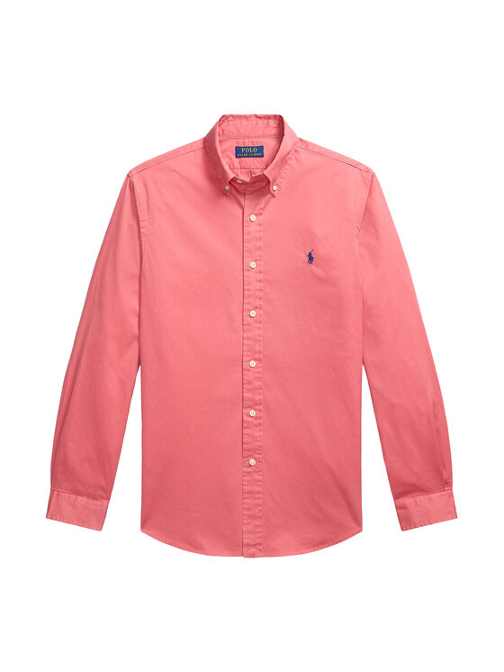 Polo Ralph Lauren Polo Ralph Lauren Πουκάμισο 710B20512007 Σκούρο ροζ Custom Fit