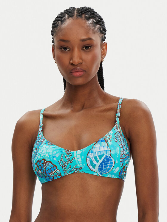 Seafolly Seafolly Bikini felső La Mer 31465-214 Türkizkék