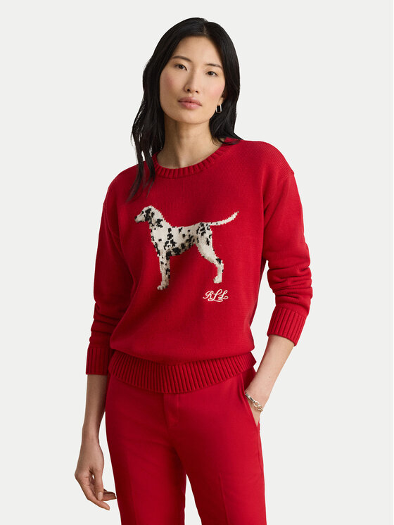 LAUREN RALPH LAUREN LAUREN RALPH LAUREN Πουλόβερ 200B27843001 Κόκκινο Relaxed Fit