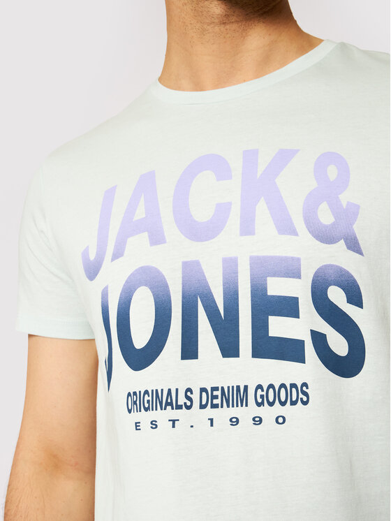 Jack & Jones Jack & Jones Marškinėliai Saturn 12189700 Žalia Regular Fit