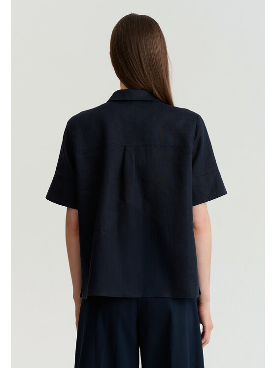 TATUUM TATUUM Bluzka DENITA Granatowy Loose Fit