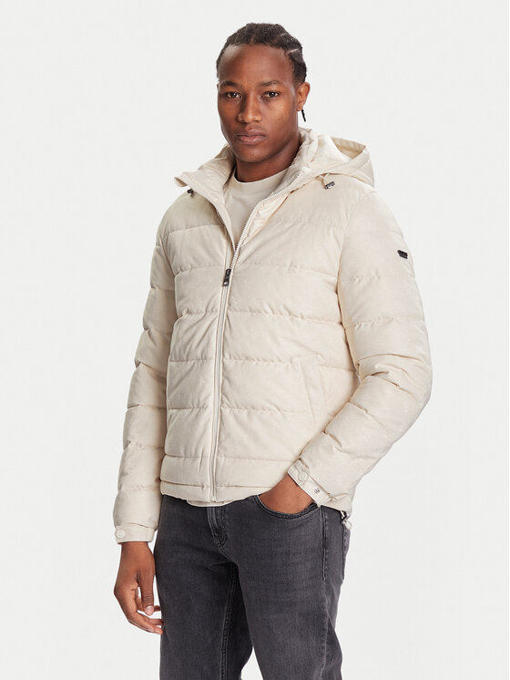 Guess Guess Winterjacke M5BL0B W2322 Écru Relaxed Fit