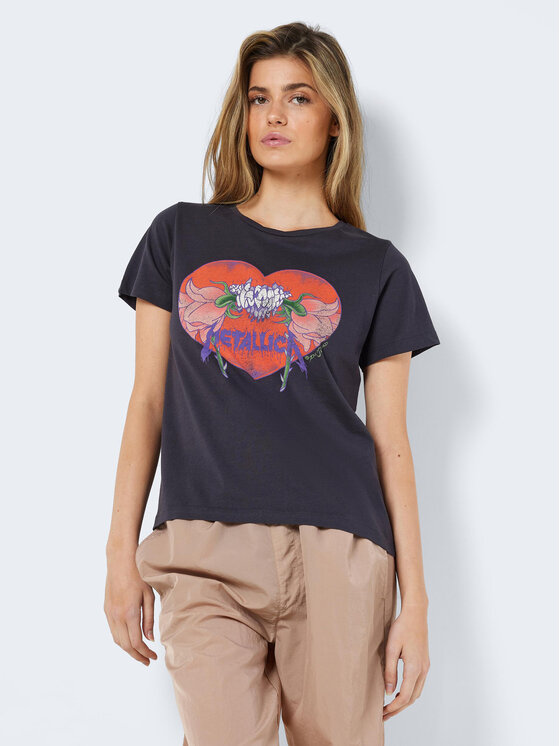 Noisy May Noisy May T-shirt Nate 27025331 Siva Loose Fit