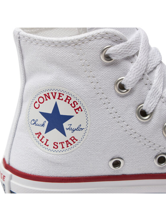 Converse Converse Scarpe da ginnastica Chuck Taylor All Star Eva Lift Canvas Platform 372860C Bianco