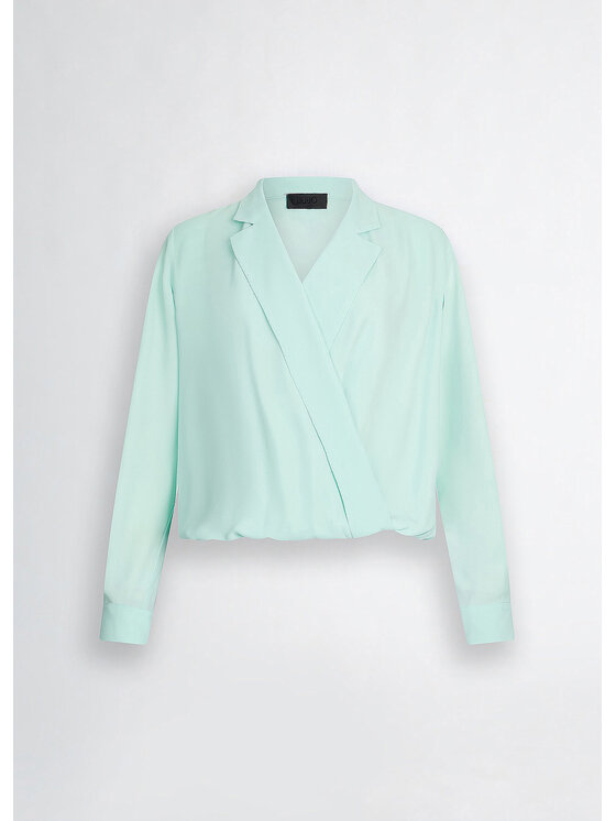 Liu Jo Liu Jo Blusa CA5379TS066X0687 Verde Regular Fit