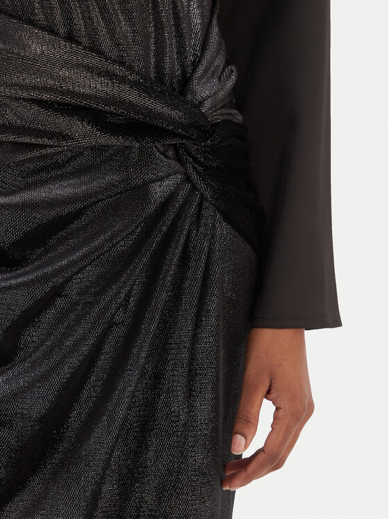 Rinascimento Rinascimento Midi suknja CFC0126525003 Crna Slim Fit