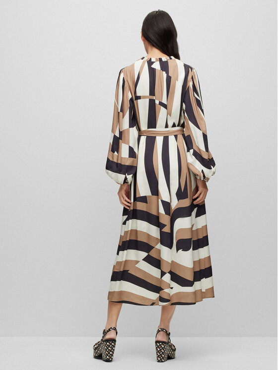 BOSS Boss Vestito da giorno Detola 1 50492313 Multicolore Relaxed Fit