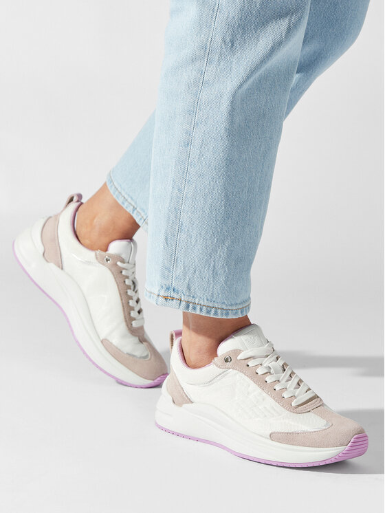 Emporio Armani Emporio Armani Sneakersy X3X183 XN828 S782 Biały