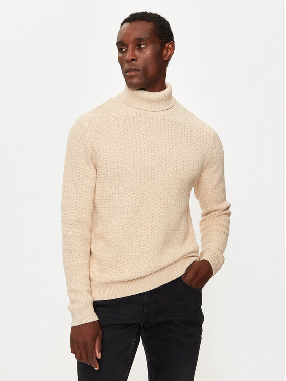 Selected Homme Selected Homme Rolák 16094576 Béžová Regular Fit
