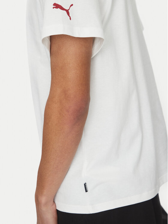 Puma Puma T-shirt Dylan Exhibit 630673 Bijela Regular Fit