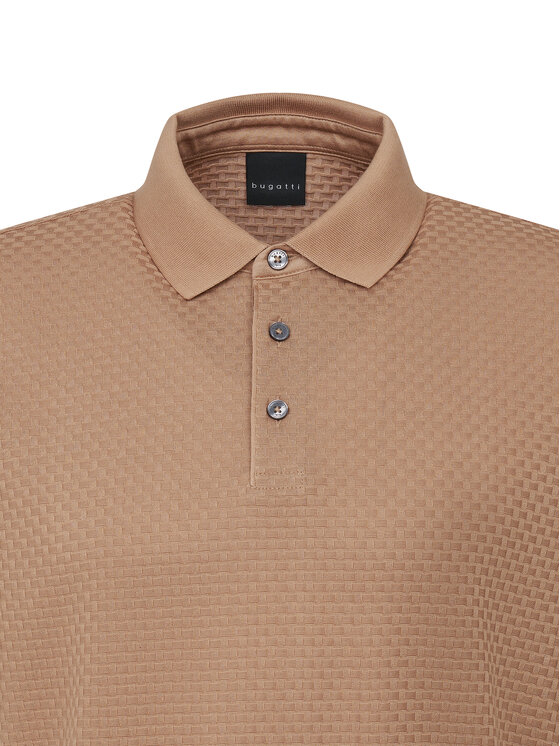 Bugatti Bugatti Polo särk 8150-75104C Beež Regular Fit