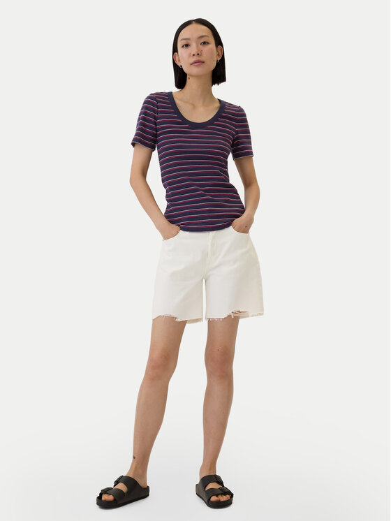 Gap Gap T-krekls 541064-02 Tumši zils Regular Fit