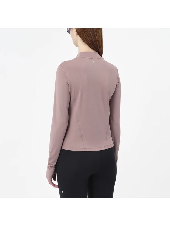 Salomon Salomon Koszulka techniczna SHAKEout BLISS W Brązowy Slim Fit