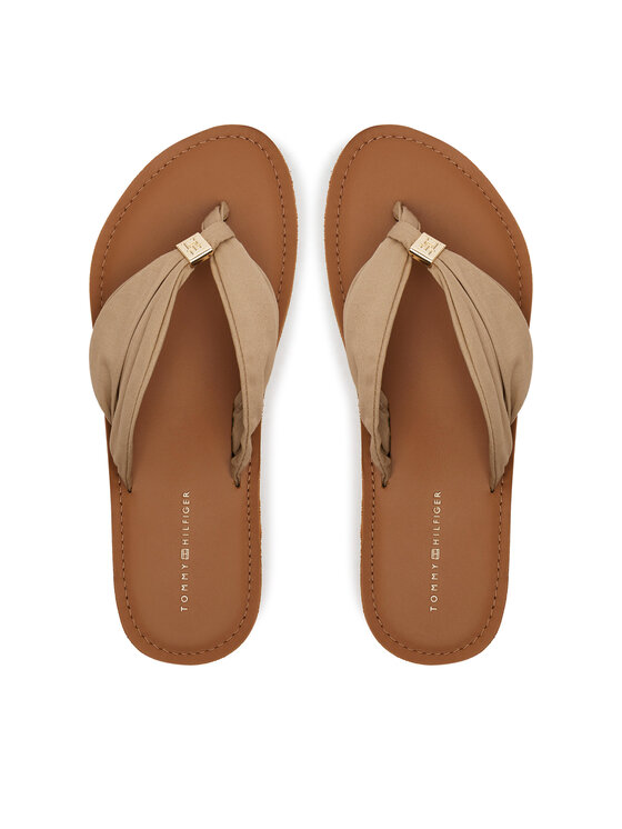Tommy Hilfiger Tommy Hilfiger Japonke Th Elevated Beach Sandal FW0FW06985 Rjava