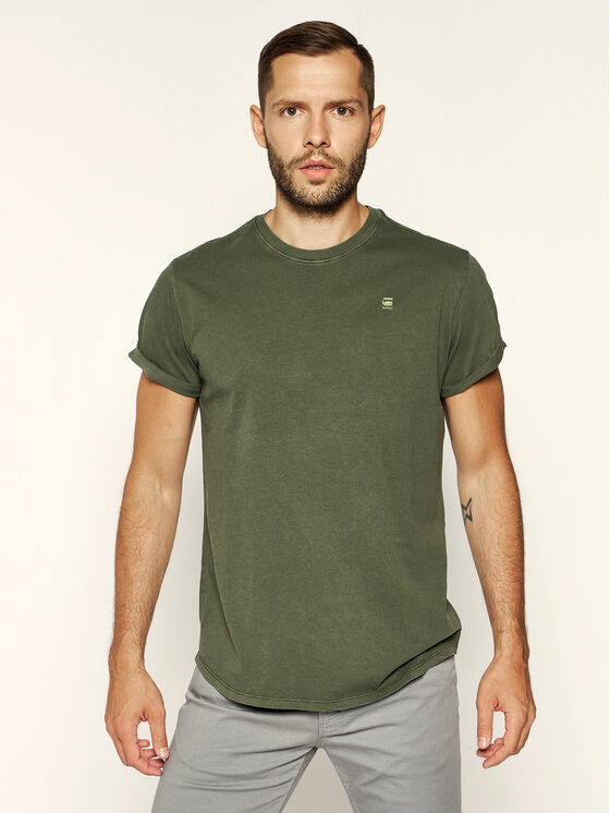 G-Star Raw G-Star Raw T-Shirt Lash R T D16396-2653-B111 Πράσινο Relaxed Fit