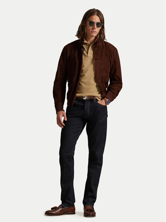 Polo Ralph Lauren Polo Ralph Lauren Polo marškinėliai 710680784332 Smėlio Custom Slim Fit