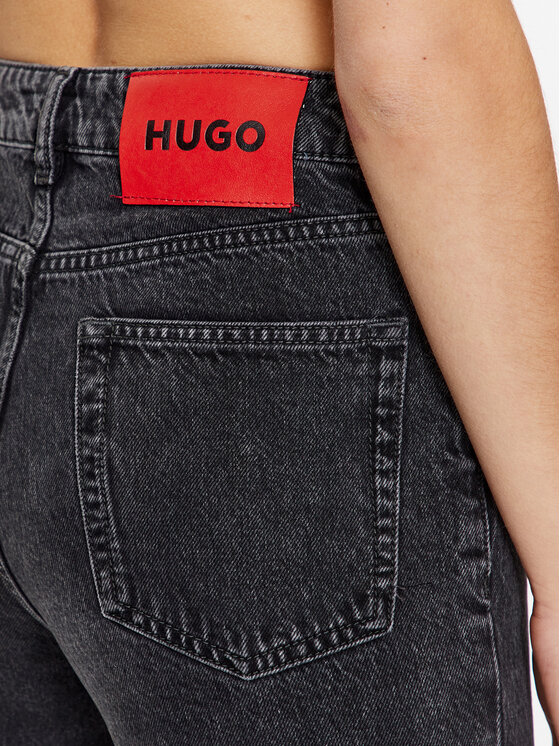 HUGO Hugo Džinsai 50492764 Pilka Mom Fit