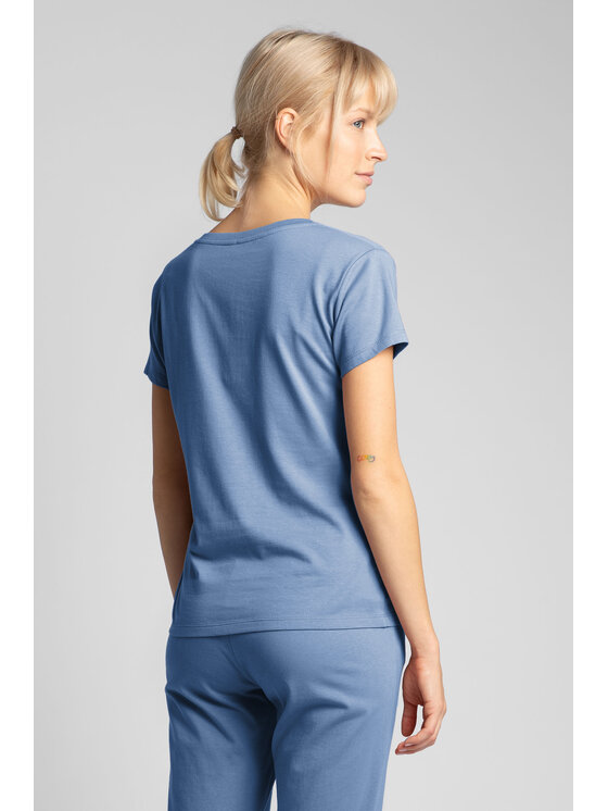 LaLupa LaLupa Piżama LA141 Niebieski Comfort Fit
