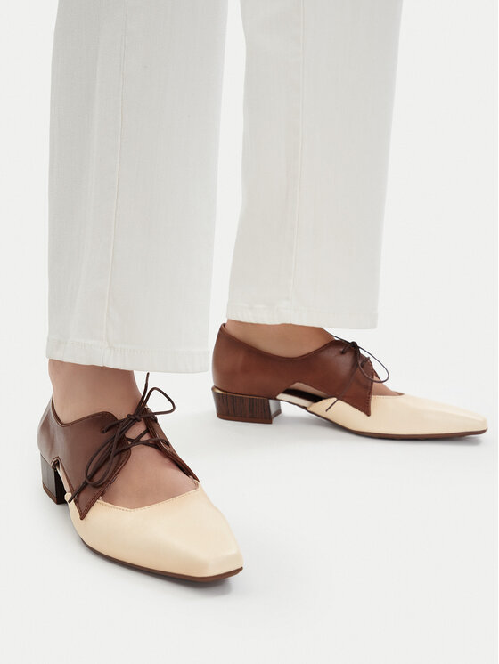 Hispanitas Hispanitas Halbschuhe BHV264628 C001 Écru