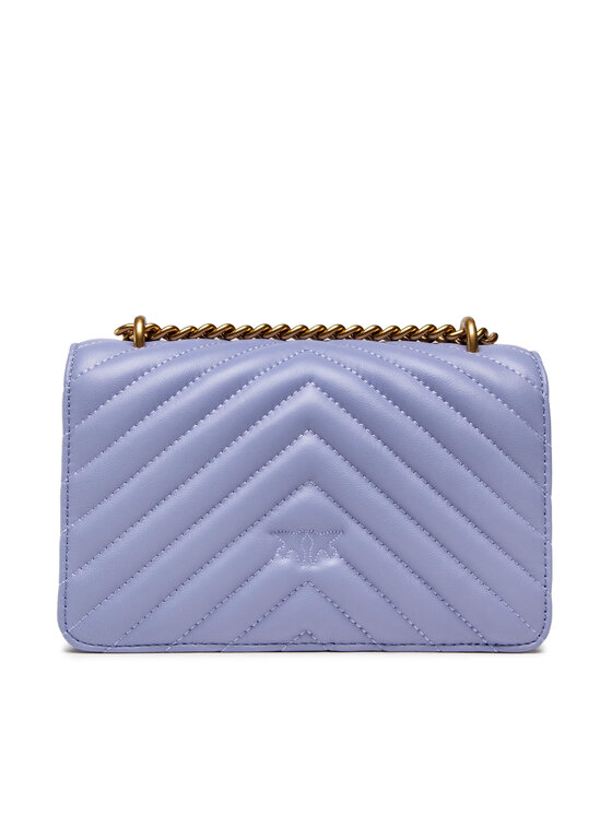 PINKO PINKO Borsetta Love Mini Icon Chevron 1 Dc AI 22-23 PLTT 1P22UL A03Z Viola
