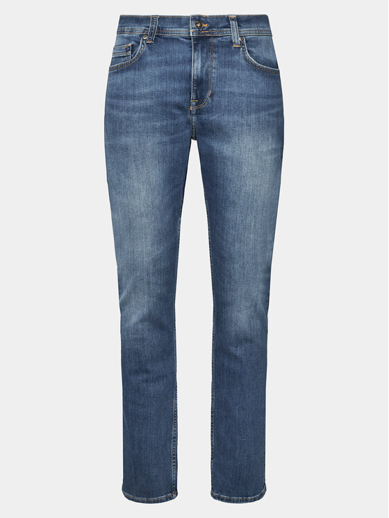 Mustang Džínsy Vegas 1014859 Tmavomodrá Slim Fit