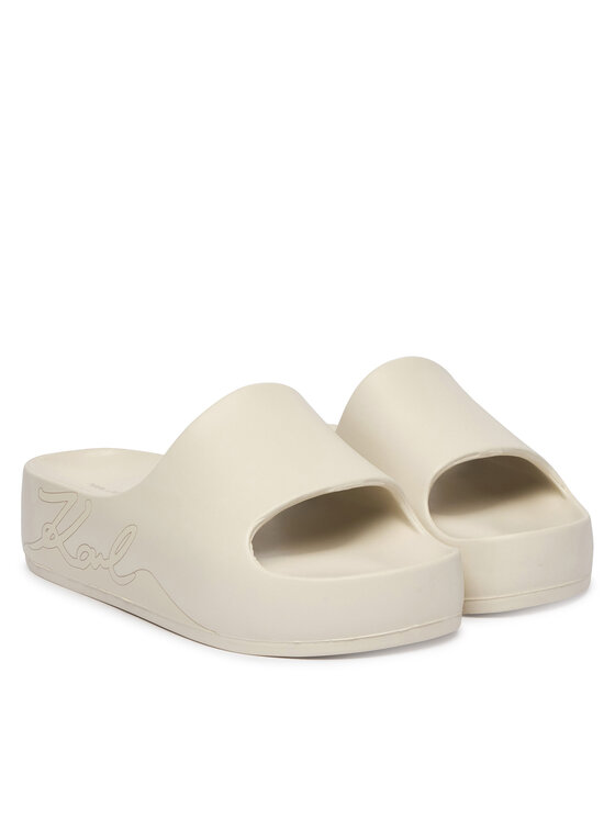 KARL LAGERFELD KARL LAGERFELD Natikače Kobo II KL86048F Écru