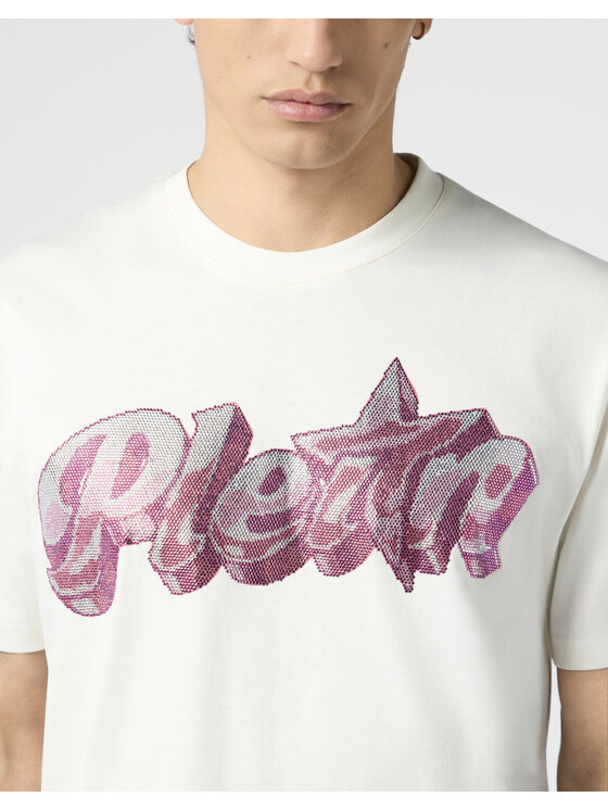 PHILIPP PLEIN PHILIPP PLEIN T-Shirt 30615 Biały Regular Fit
