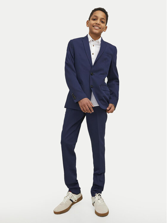 Jack&Jones Junior Jack&Jones Junior Odijelo Solar 12198318 Tamnoplava Super Slim Fit