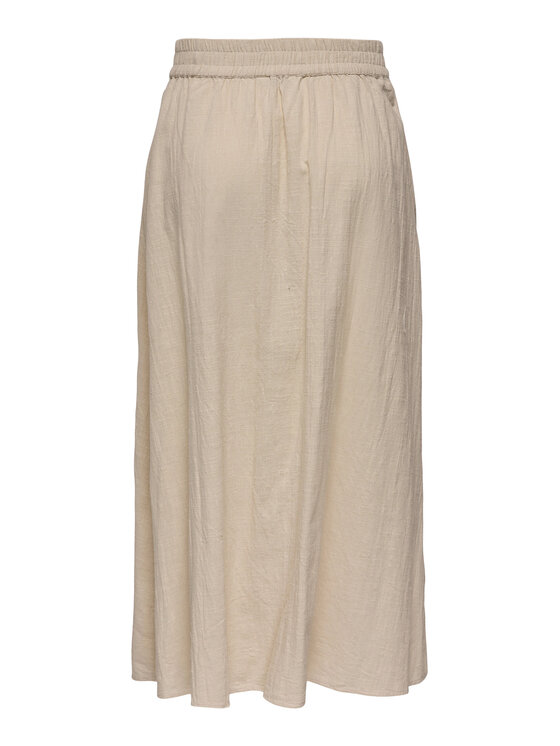 ONLY ONLY Spódnica maxi Tizana 15372613 Beżowy Regular Fit
