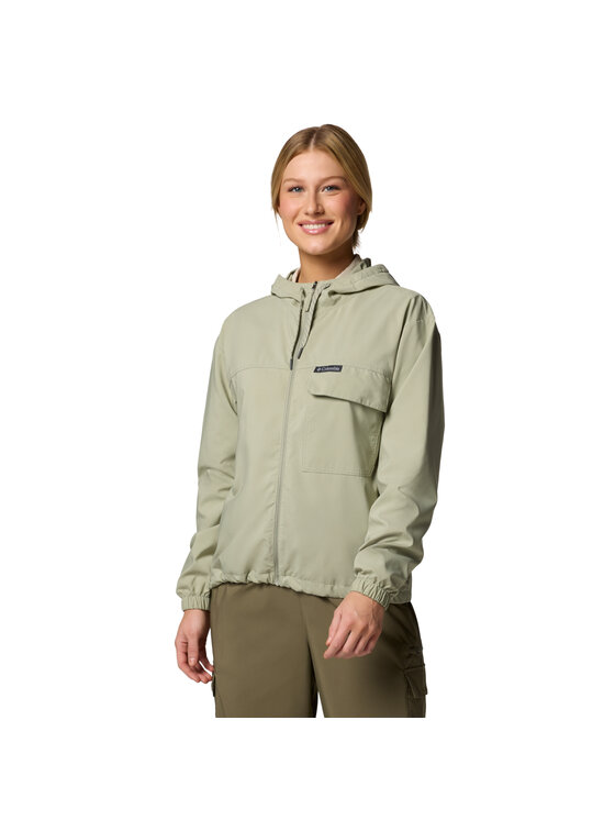 Columbia Columbia Giacca di transizione Columbia Skien Valley Hooded Light Jacket Verde Regular Fit