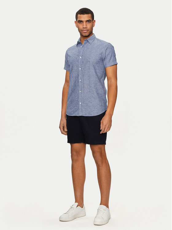 Only & Sons Only & Sons Bavlnené šortky Tel 22030250 Tmavomodrá Regular Fit